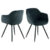 Actona Designová židle Noella tmavě modrá