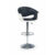 Barová židle FELICIA – ekokůže, černá / bílá