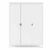 Bílá šatní skříň 150×199 cm Madrid – Tvilum
