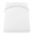 Bílé elastické džersejové prostěradlo DecoKing Amber Collection, 160/180 x 200 cm