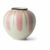 Bílo-růžová keramická váza ø 16 cm Canvas – Kähler Design