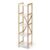 Bílý úzký pětipatrový regál s bambusovou konstrukcí Bonami Essentials Lora
