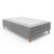 Čalouněná postel CAVELL 1, 90×200 cm, šedá látka