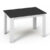 Casarredo Jídelní stůl MANGA 120×80 bílá/černá