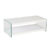 Casarredo Konferenční stolek BIBIONE-771 bílá/sklo