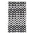 Černo-bílý běhoun Floorita Optical, 60 x 220 cm