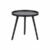 Černý odkládací stolek WOOOD Mesa, ø 45 cm