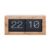 Dřevěné překlápěcí hodiny Karlsson Flip, 37 x 17,5 cm