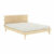 Dvoulůžková postel z borovicového dřeva s roštem 160×200 cm Retreat – Karup Design