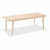 Jídelní stůl z dubového dřeva 90×220 cm Fawn – Gazzda