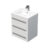 Koupelnová skříňka s umyvadlem Naturel Cube Way 60×76,5×46 cm bílá lesk CUBE46603BIMOD