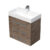 Koupelnová skříňka s umyvadlem Naturel Cube Way 80×76,5×46 cm dub Wellington mat CUBE46803DWSAT