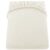 Krémově bílé džersejové prostěradlo DecoKing Amber Collection, 160/180 x 200 cm