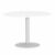 Kulatý jídelní stůl LILY, Ø1100 mm, bílá/hliníkově šedá
