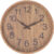 Nástěnné hodiny s imitací dřeva Rimini, pr. 30,5 cm, sv. hnědá