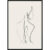 Plakát v rámu 40×50 cm Sketchline Naked – DecoKing