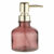 Růžový skleněný dávkovač na mýdlo Wenko Atessa