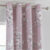 Sada 2 světle fialových závěsů Catherine Lansfield Canterbury Rose, 168 x 183 cm