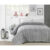 Šedý přehoz přes postel s příměsí bavlny Homemania Decor Knit, 220 x 240 cm