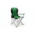 Skládací kempingová rybářská židle Divero Deluxe – zeleno/černá