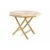 Skládací stolek DIVERO – týkové dřevo – 100 cm