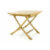 Skládací zahradní stolek DIVERO – týkové dřevo neošetřené – 80 cm