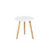 Tempo Kondela Příruční stolek PAMINO – bílá / přírodní