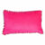 Tmavě růžový dekorační polštář 50×33 cm Pom Pom – Rex London