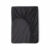 Tmavě šedé bavlněné elastické prostěradlo Good Morning, 180 x 200 cm