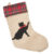Vánoční textilní ponožka Kočka, 48 cm