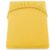 Žluté džersejové prostěradlo DecoKing Amber Collection, 200/220 x 200 cm